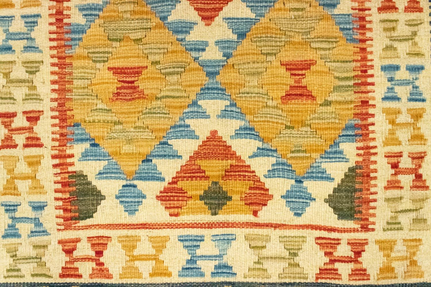 Tapis Kelim - Oriental - 127 x 81 cm - beige