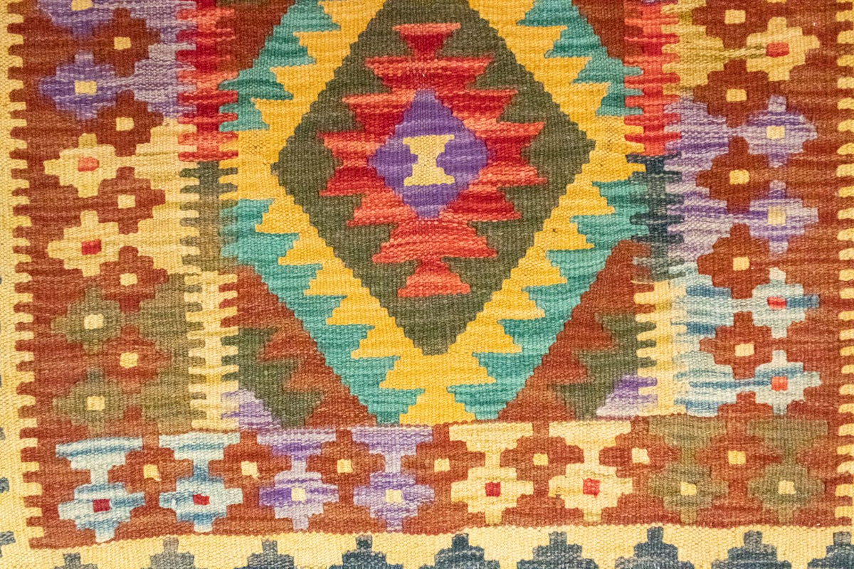 Tapis Kelim - Oriental - 123 x 80 cm - marron