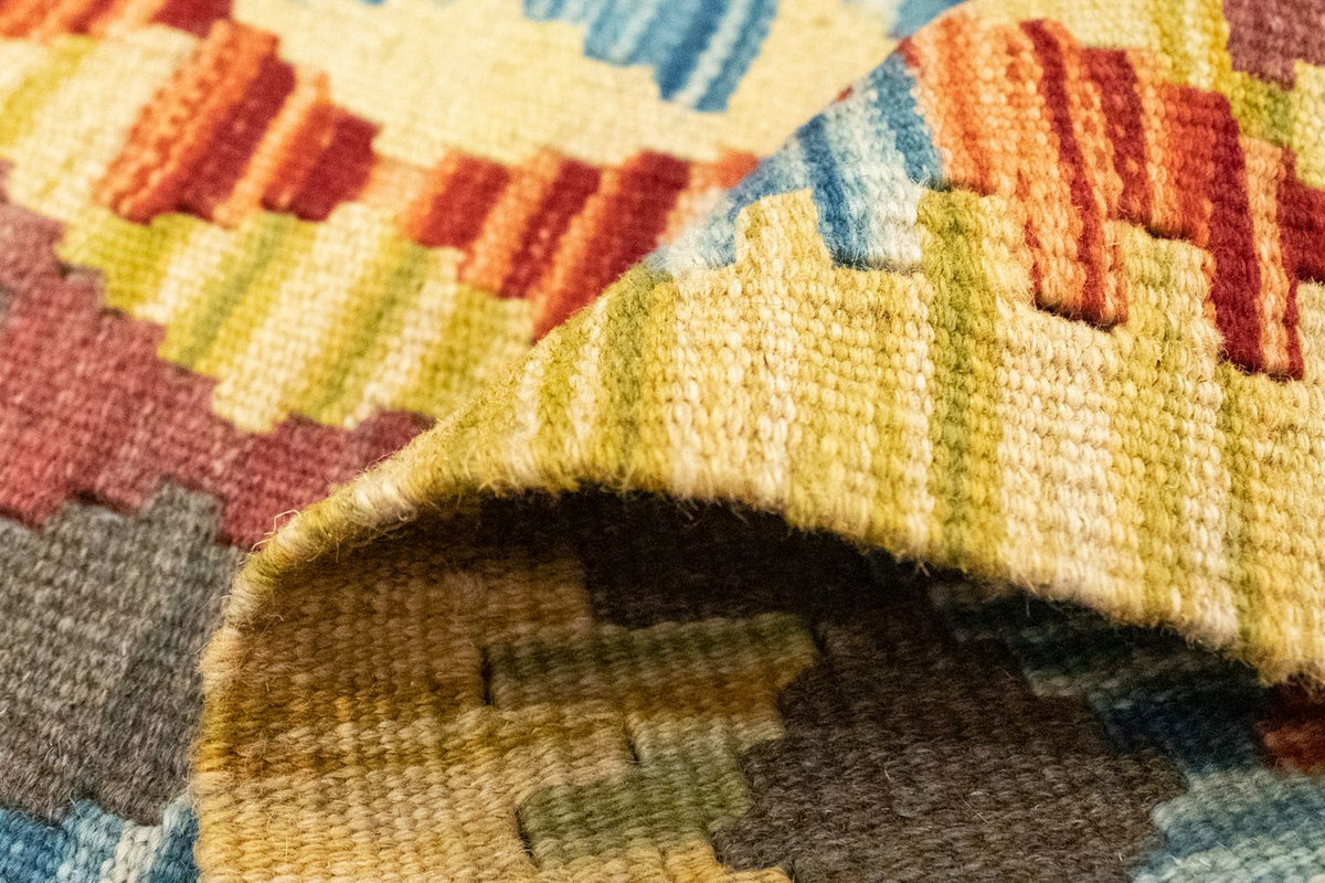Tapis Kelim - Oriental - 123 x 84 cm - multicolore