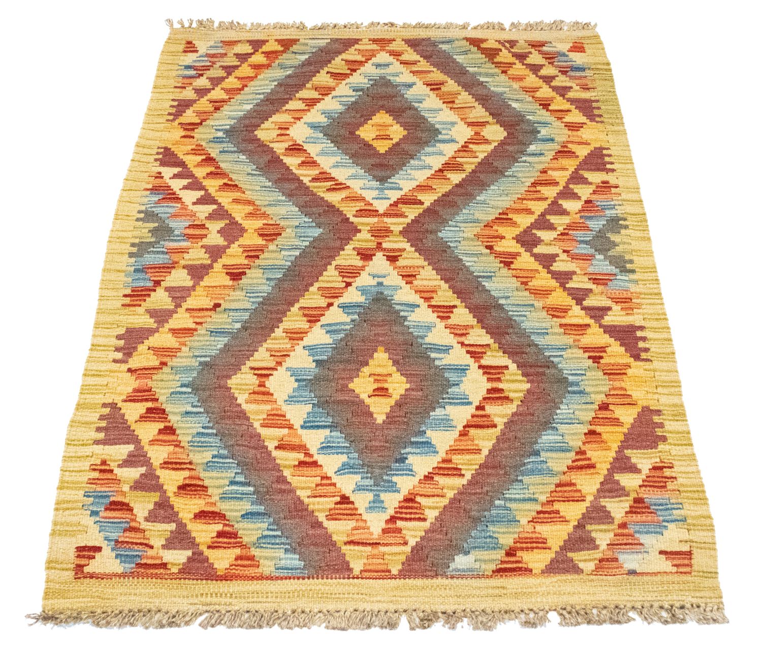 Tapis Kelim - Oriental - 123 x 84 cm - multicolore