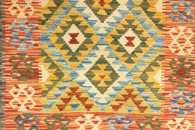 Tapis Kelim - Oriental - 131 x 83 cm - multicolore