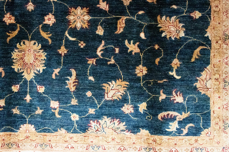 Tapis Ziegler - 309 x 248 cm - bleu
