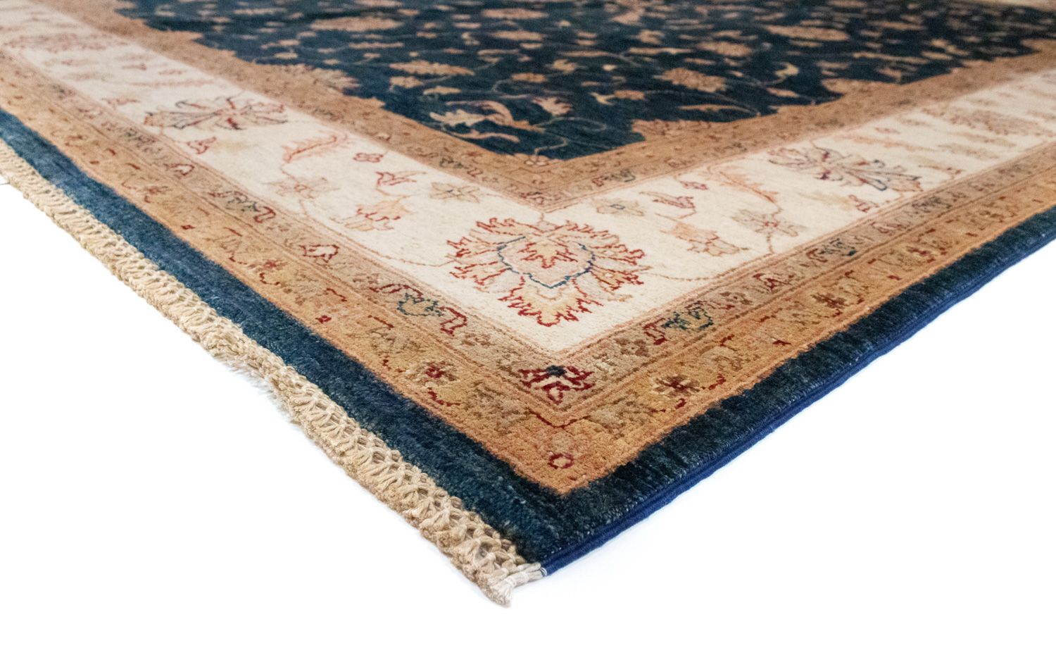 Tapis Ziegler - 309 x 248 cm - bleu