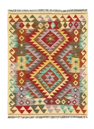 Tapis Kelim - Oriental - 109 x 80 cm - multicolore