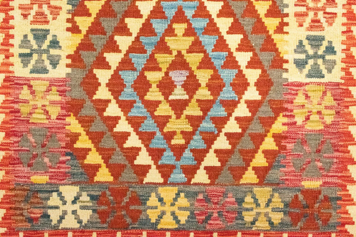 Tapis Kelim - Oriental - 120 x 79 cm - orange