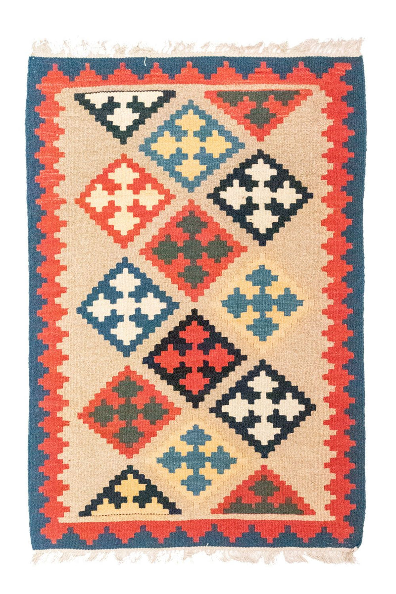 Tapis Kelim - Oriental - 120 x 83 cm - beige