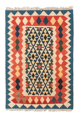 Tapis Kelim - Oriental - 124 x 84 cm - multicolore