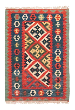 Tapis Kelim - Oriental - 129 x 87 cm - multicolore