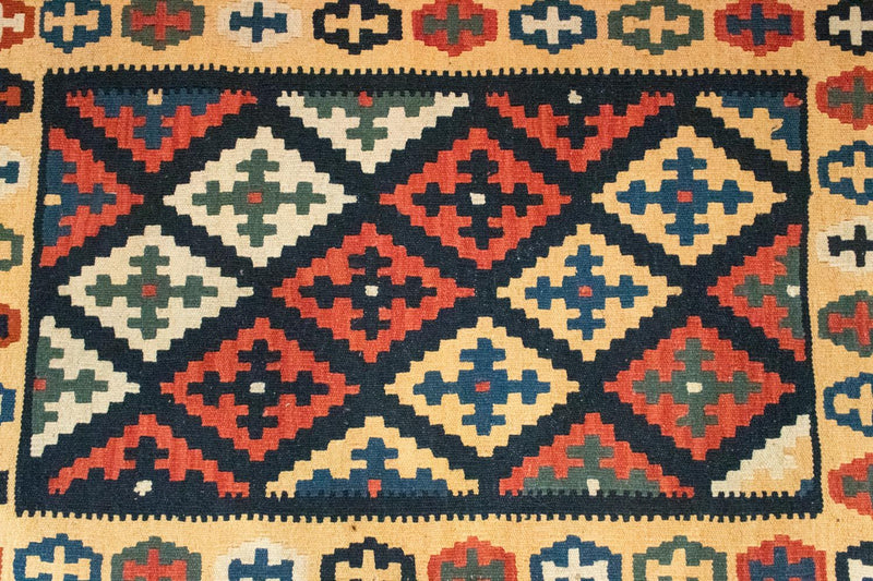 Tapis Kelim - Oriental - 128 x 87 cm - bleu