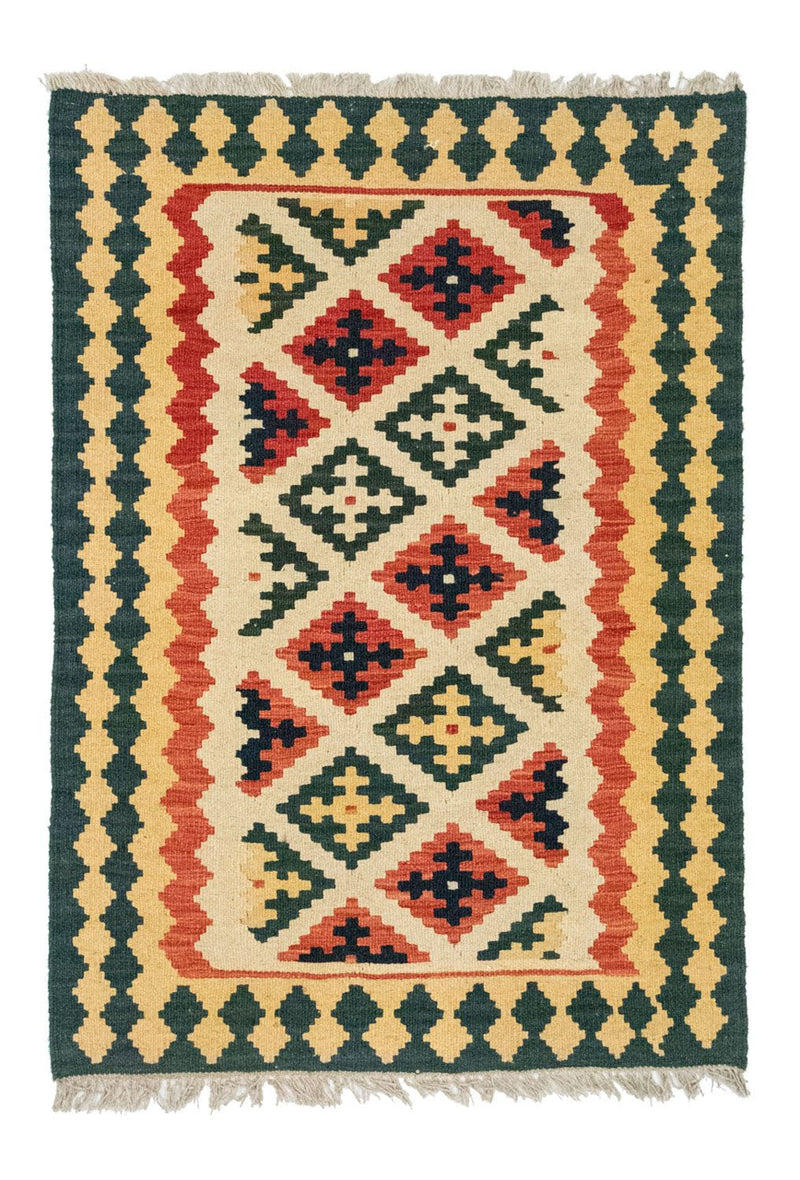 Tapis Kelim - Oriental - 125 x 86 cm - beige