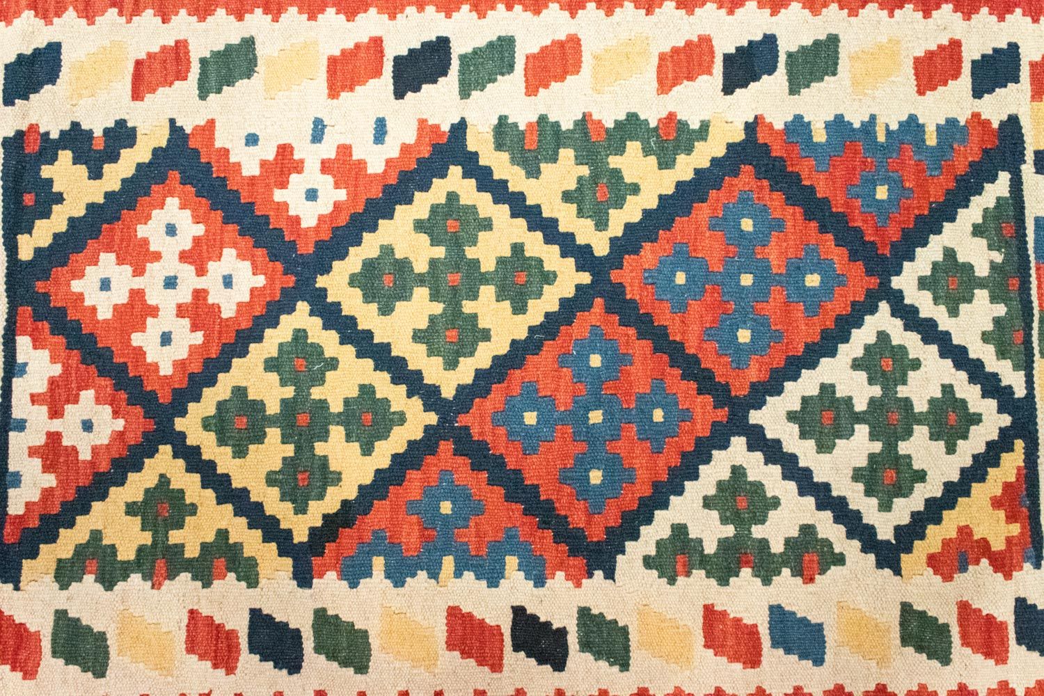 Tapis Kelim - Oriental - 132 x 80 cm - beige