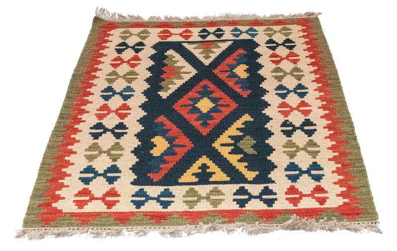 Tapis Kelim - Oriental - 121 x 80 cm - bleu