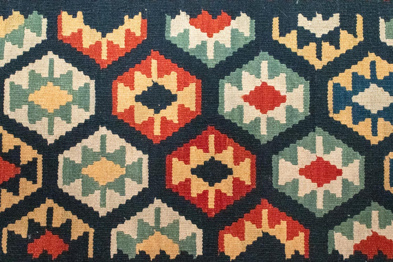 Tapis Kelim - Oriental - 122 x 82 cm - bleu