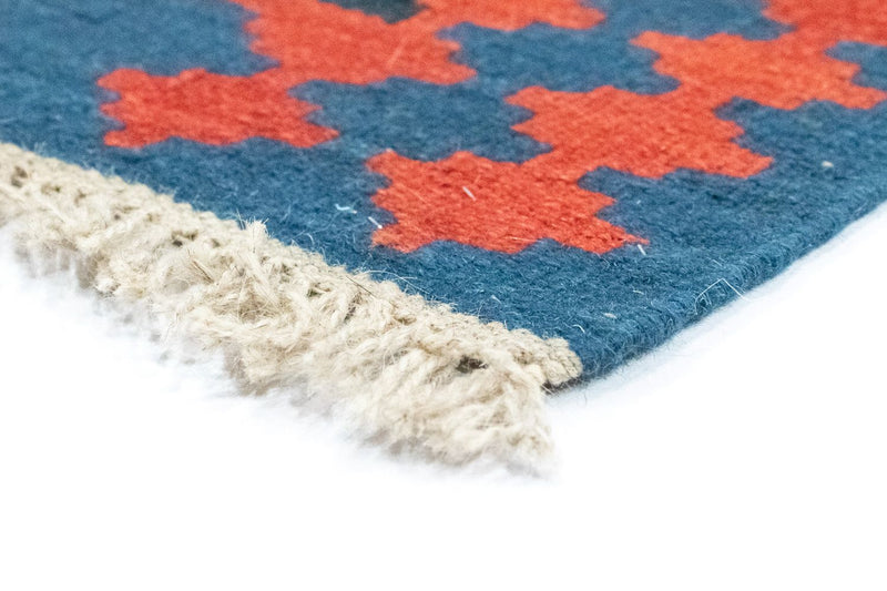 Tapis Kelim - Oriental - 122 x 82 cm - bleu