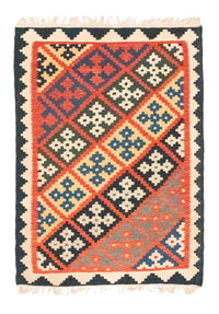 Tapis Kelim - Oriental - 122 x 90 cm - orange