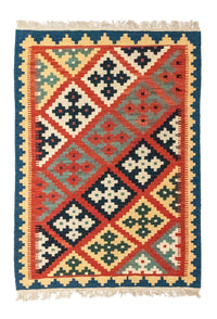Tapis Kelim - Oriental - 118 x 83 cm - multicolore