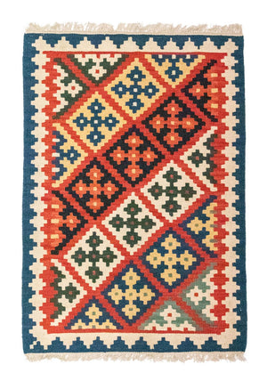 Tapis Kelim - Oriental - 121 x 85 cm - multicolore