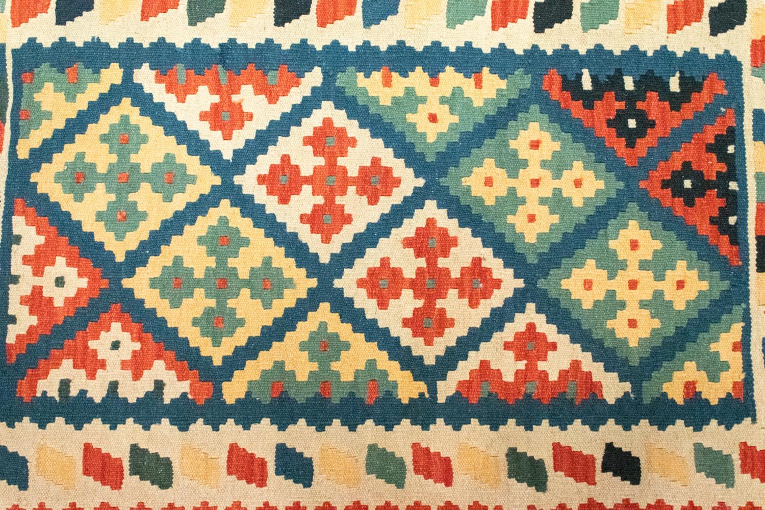 Tapis Kelim - Oriental - 126 x 83 cm - bleu
