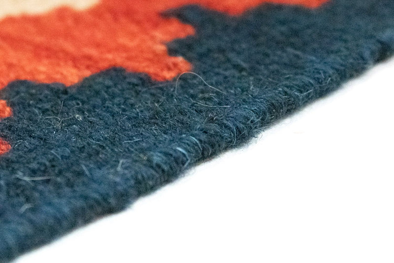 Tapis Kelim - Oriental - 126 x 83 cm - bleu