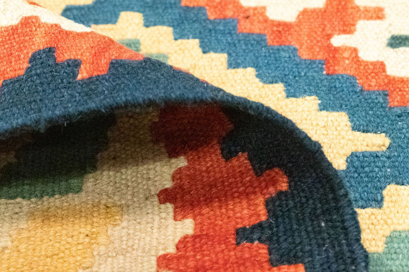 Tapis Kelim - Oriental - 126 x 83 cm - bleu