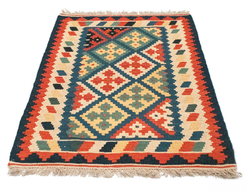 Tapis Kelim - Oriental - 126 x 83 cm - bleu
