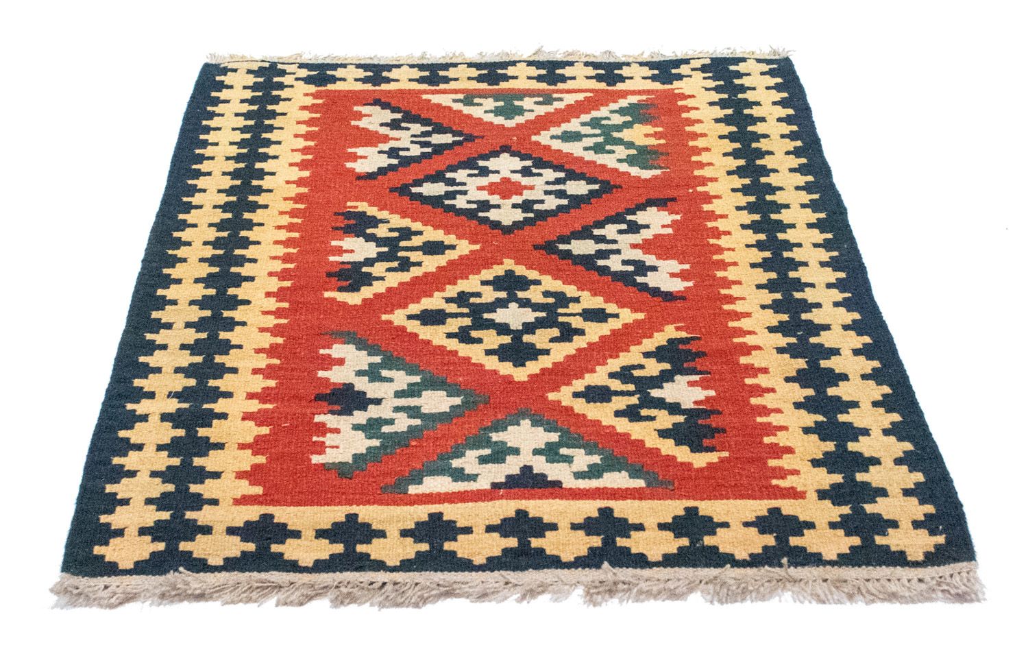 Tapis Kelim - Oriental - 127 x 84 cm - orange