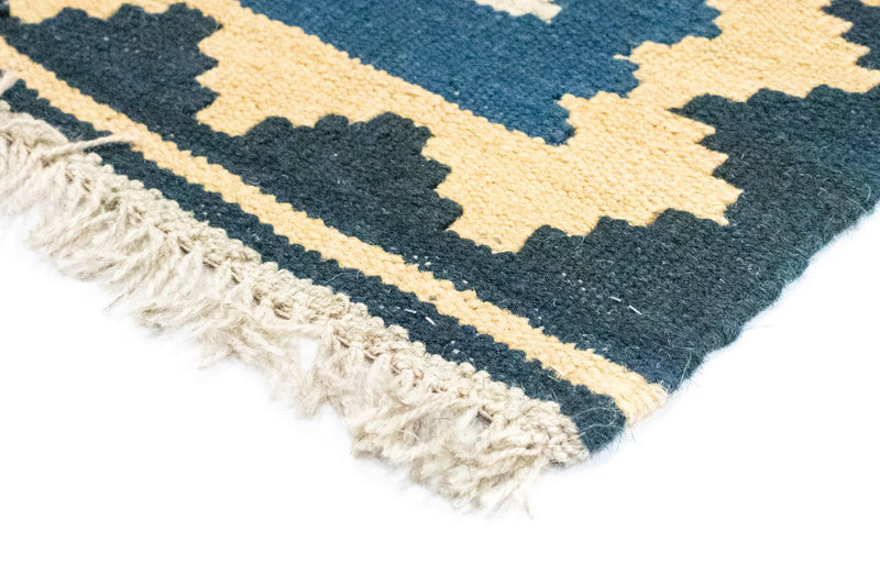 Tapis Kelim - Oriental - 125 x 85 cm - bleu