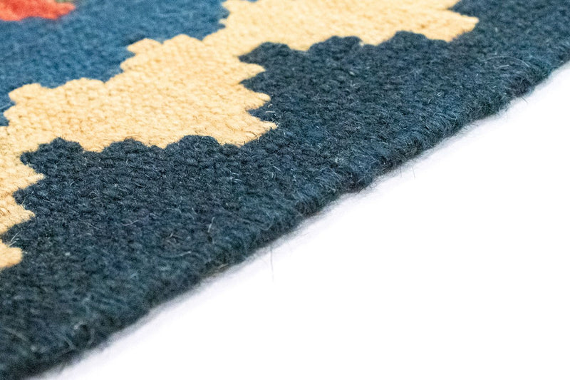 Tapis Kelim - Oriental - 125 x 85 cm - bleu
