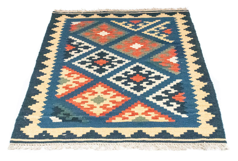 Tapis Kelim - Oriental - 125 x 85 cm - bleu