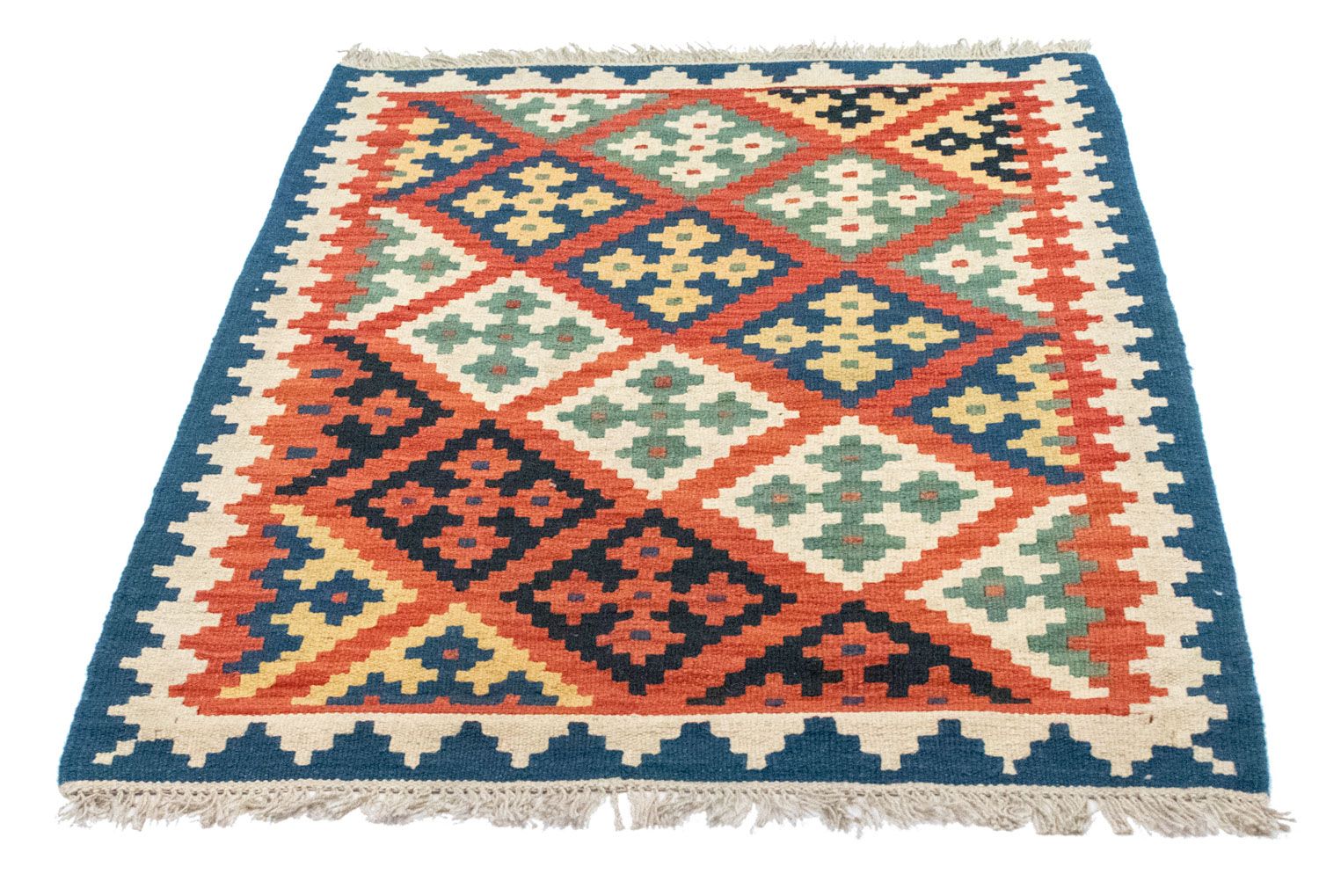 Tapis Kelim - Oriental - 118 x 85 cm - orange