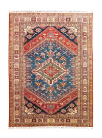 Tapis Ziegler - Kazak - 292 x 206 cm - bleu