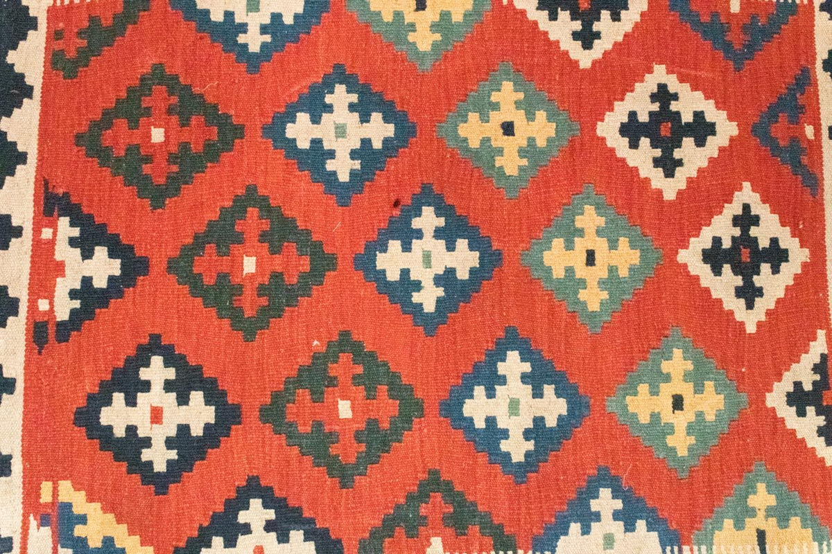 Tapis Kelim - Oriental - 112 x 85 cm - orange