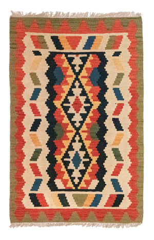 Tapis Kelim - Oriental - 122 x 80 cm - beige