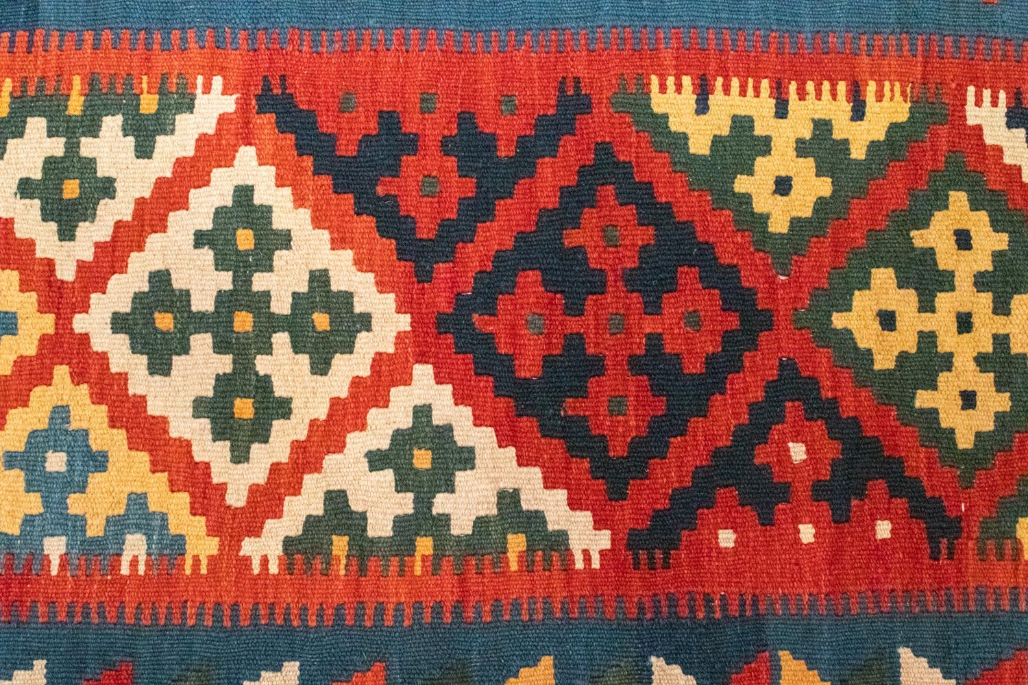 Tapis Kelim - Oriental - 121 x 81 cm - rouge