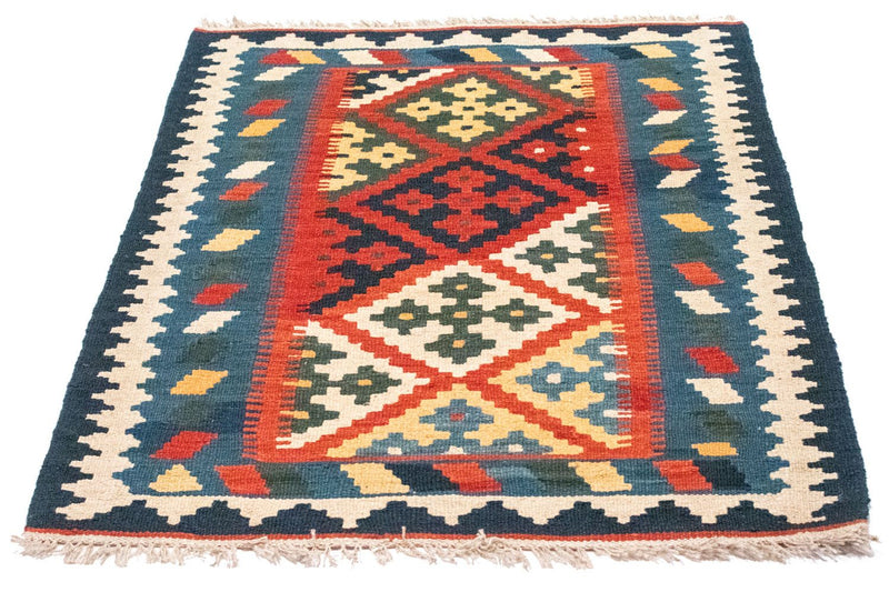 Tapis Kelim - Oriental - 121 x 81 cm - rouge