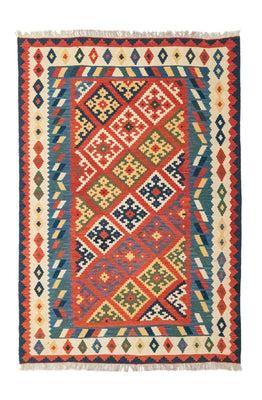 Tapis Kelim - Oriental - 254 x 170 cm - rouge
