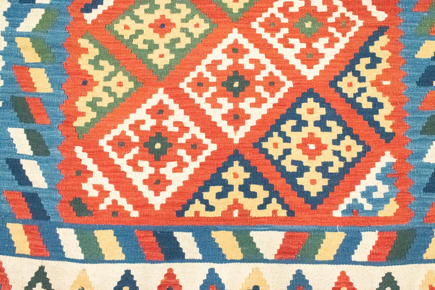 Tapis Kelim - Oriental - 254 x 170 cm - rouge
