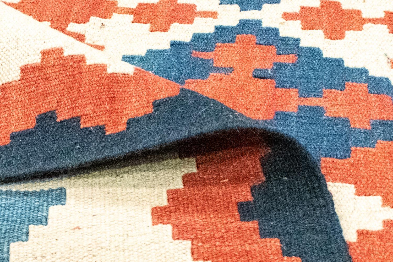 Tapis Kelim - Oriental - 240 x 185 cm - bleu
