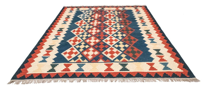 Tapis Kelim - Oriental - 240 x 185 cm - bleu