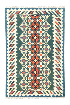 Tapis Kelim - Oriental - 250 x 165 cm - bleu