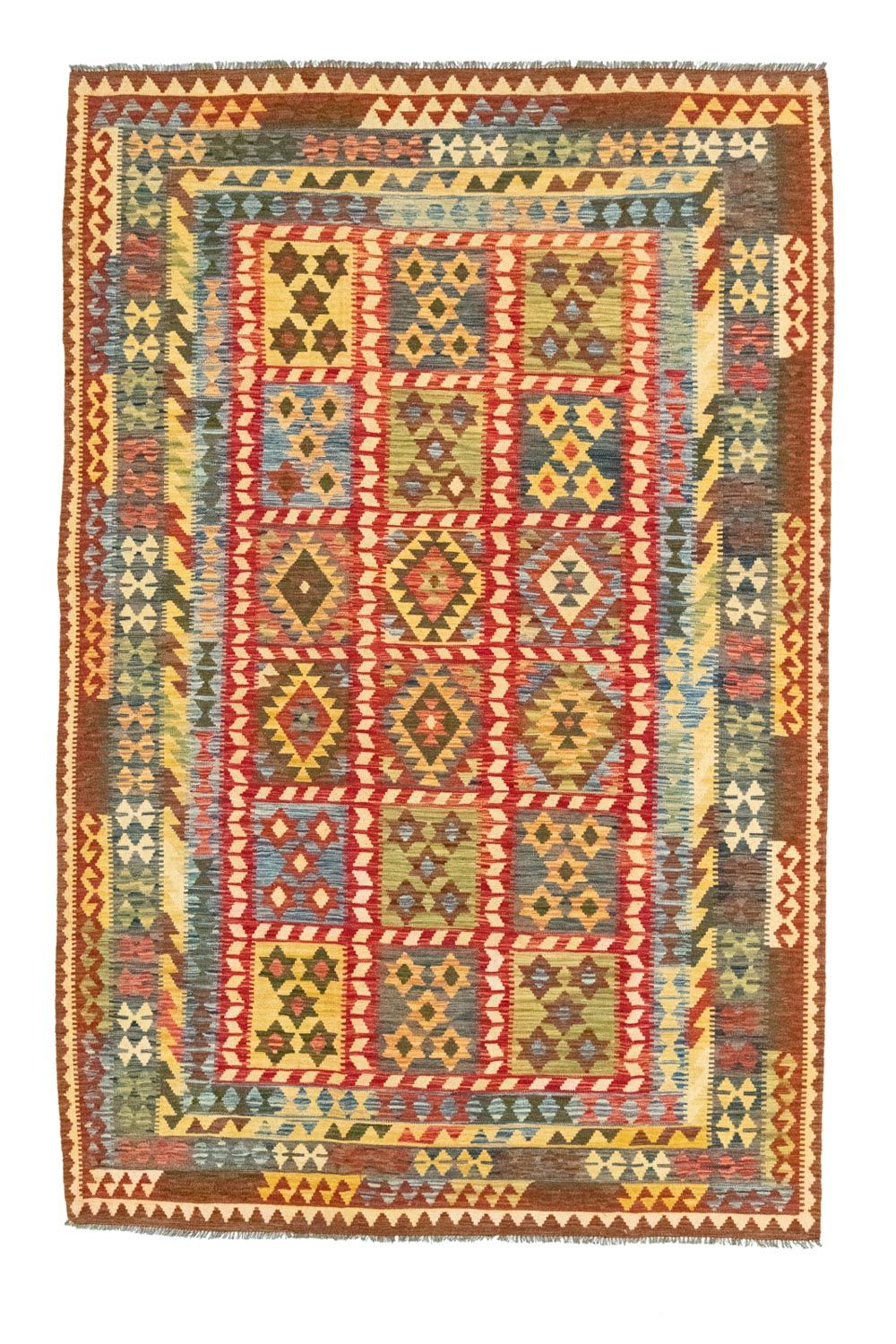 Tapis Kelim - Oriental - 314 x 208 cm - multicolore
