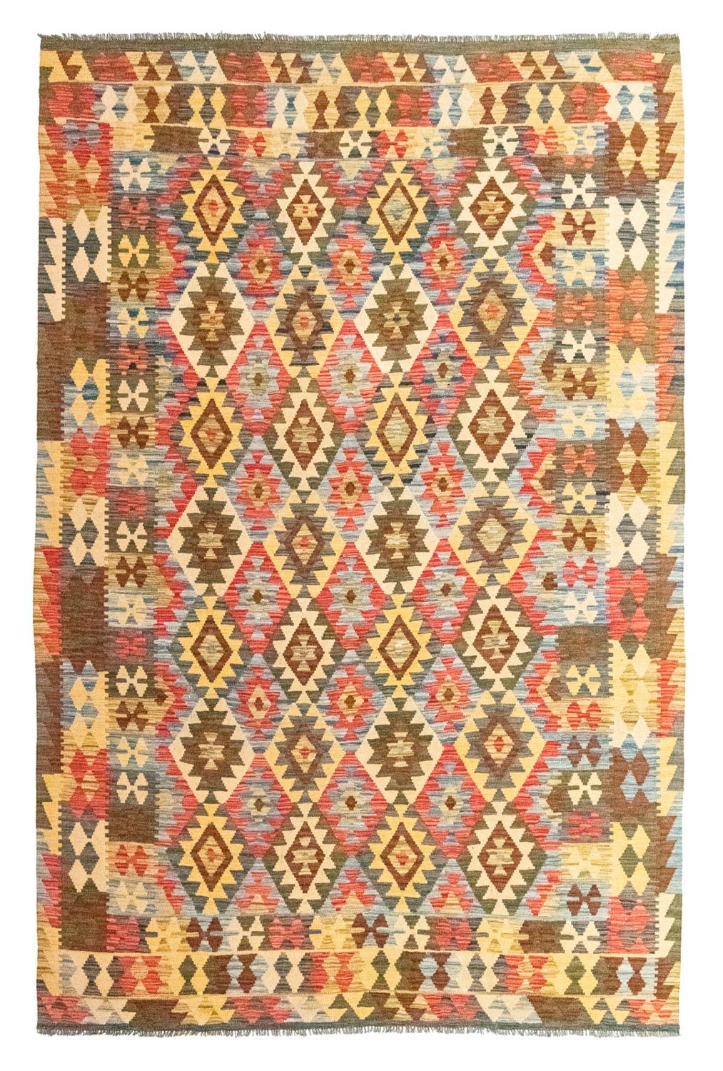 Tapis Kelim - Oriental - 296 x 200 cm - multicolore