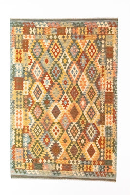 Tapis Kelim - Oriental - 296 x 197 cm - multicolore