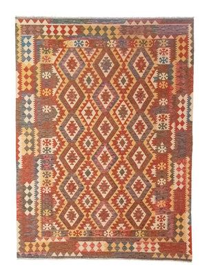 Tapis Kelim - Oriental - 287 x 201 cm - marron