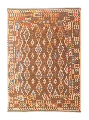 Tapis Kelim - Oriental - 295 x 202 cm - marron