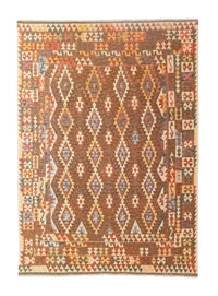 Tapis Kelim - Oriental - 295 x 202 cm - marron