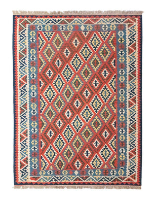 Tapis Kelim - Oriental - 290 x 211 cm - rouge