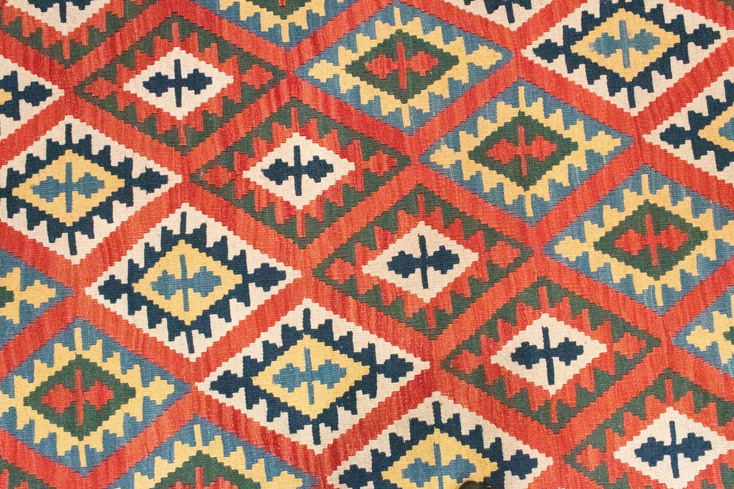 Tapis Kelim - Oriental - 290 x 211 cm - rouge