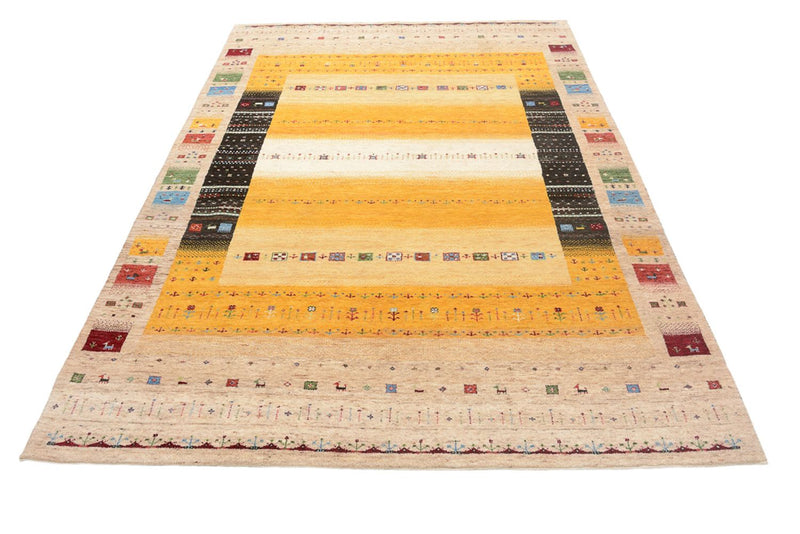 Tapis Gabbeh - Loribaft Indus - 245 x 173 cm - multicolore
