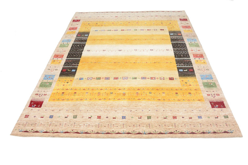 Tapis Gabbeh - Loribaft Indus - 245 x 173 cm - multicolore
